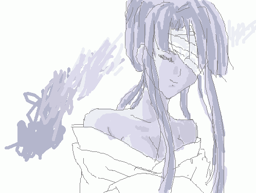 隻眼の女性